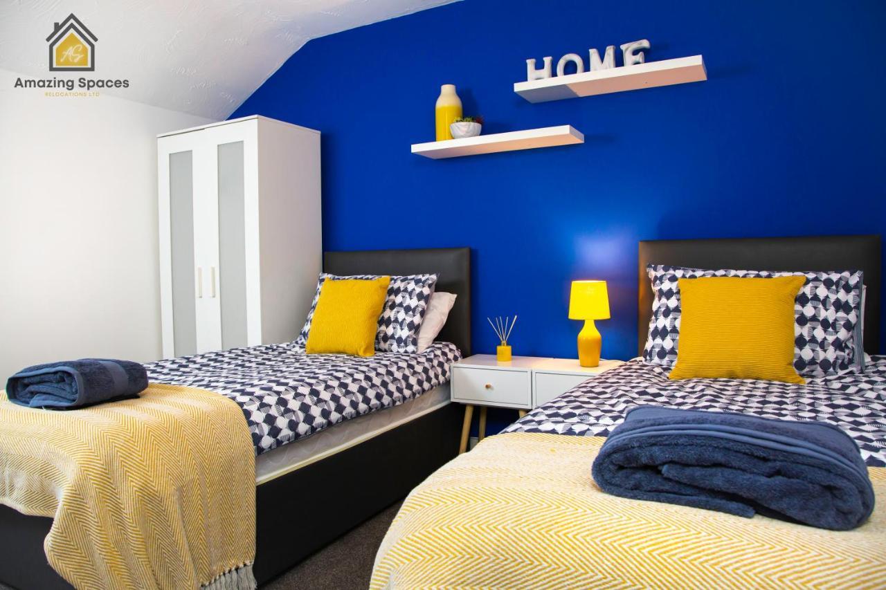 Large Unique 2 Bedroom Duplex Apartment With Private Parking & Free Wifi - Vat Qualifying By Amazing Spaces Relocations Ltd Warrington Exterior foto