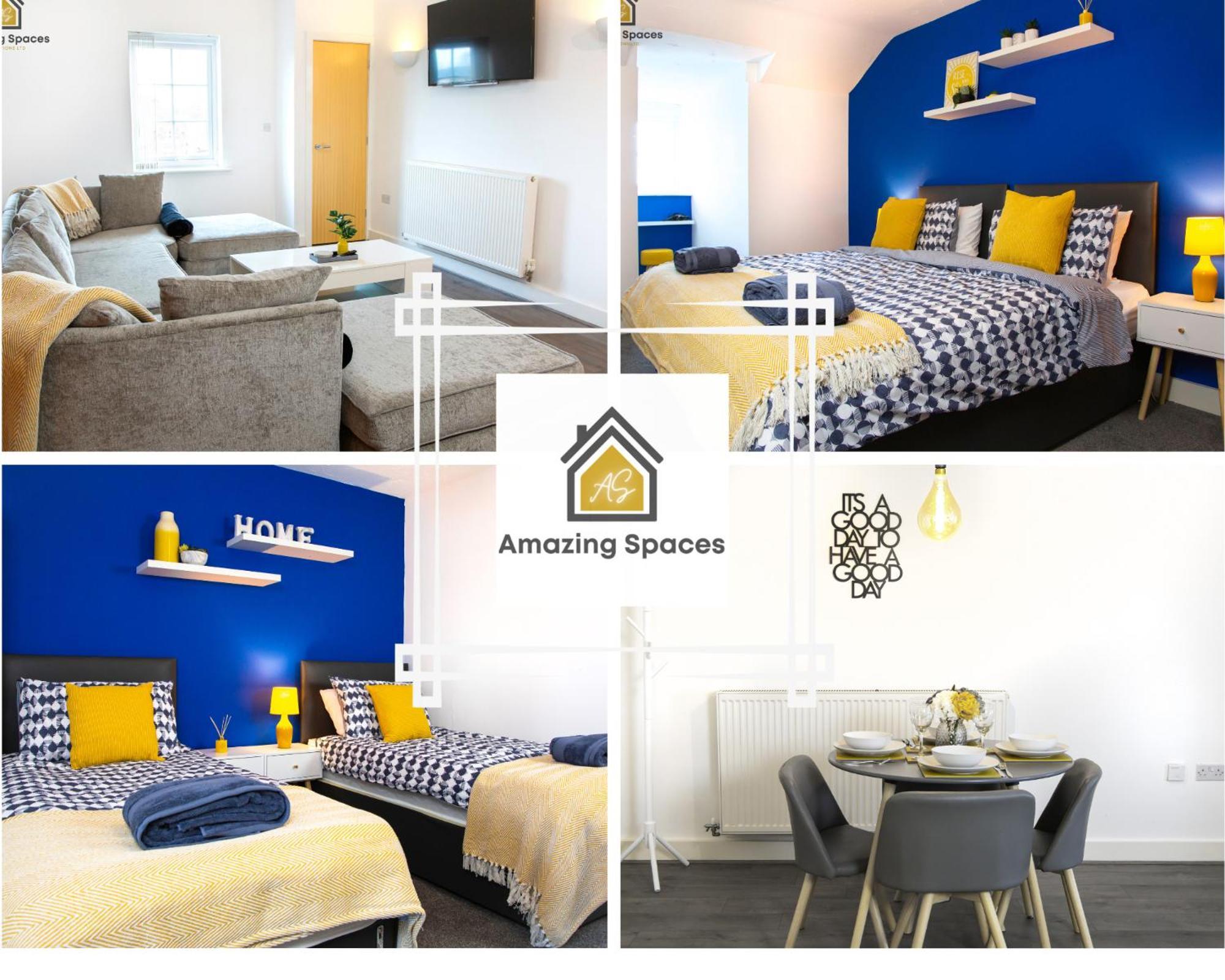 Large Unique 2 Bedroom Duplex Apartment With Private Parking & Free Wifi - Vat Qualifying By Amazing Spaces Relocations Ltd Warrington Exterior foto